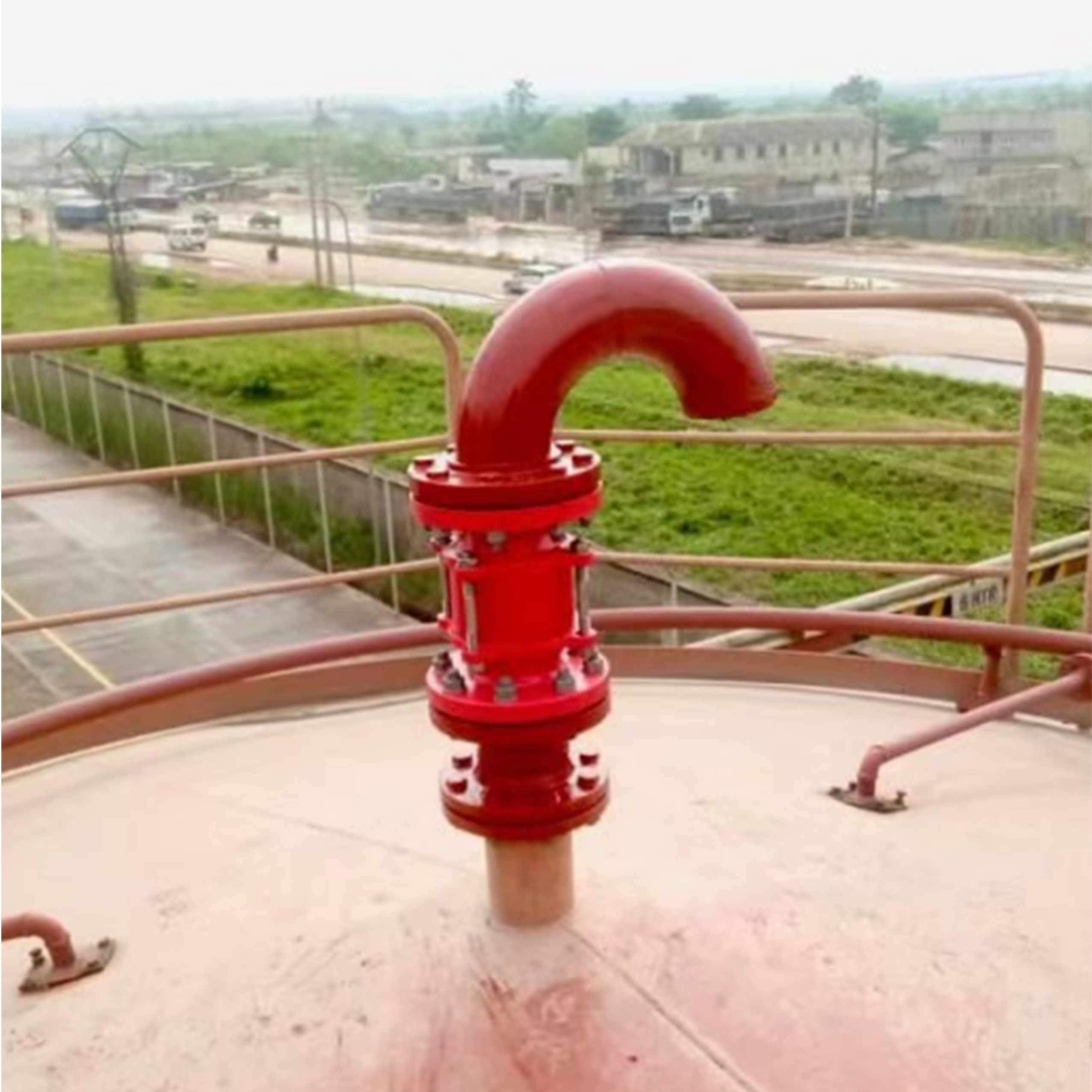 On-Site Photo Of The Application Of Flame Arrester In Brazil