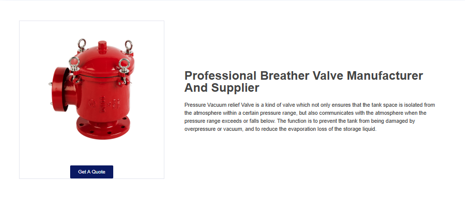 Breather Valve Products
