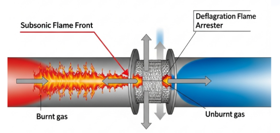 Deflagration Flame Arrester 