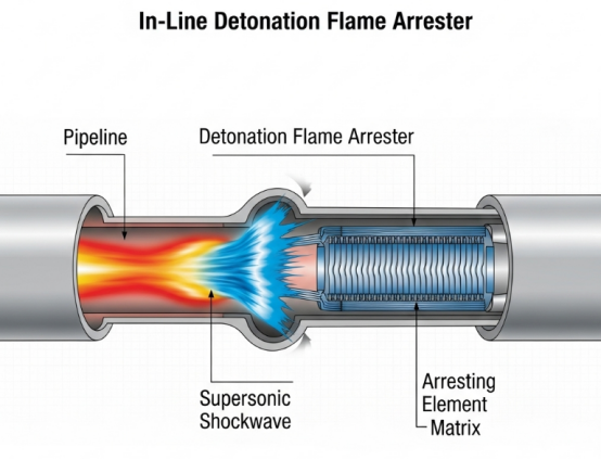 In Line Detonation Flame Arrester  Products