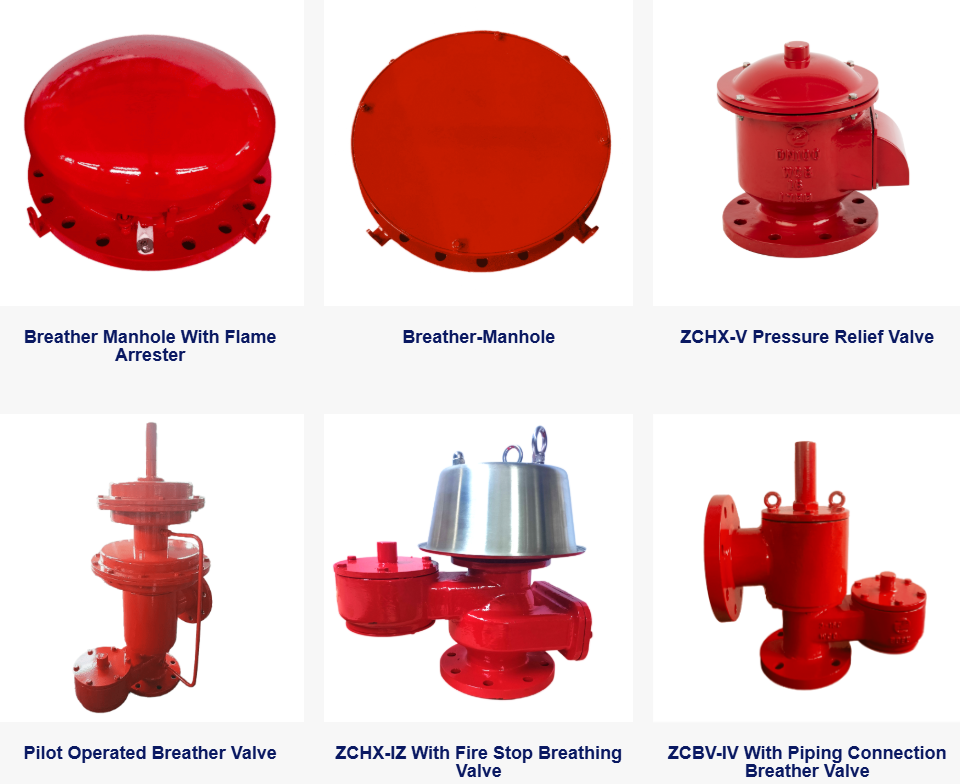 breather valve types